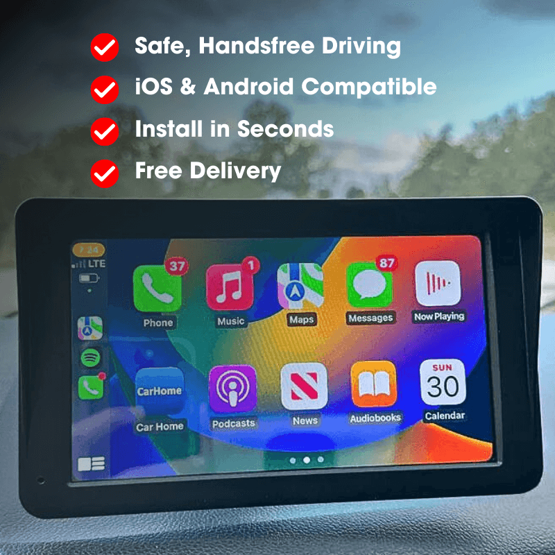 AutoZone™ Portable Touch Screen CarPlay System